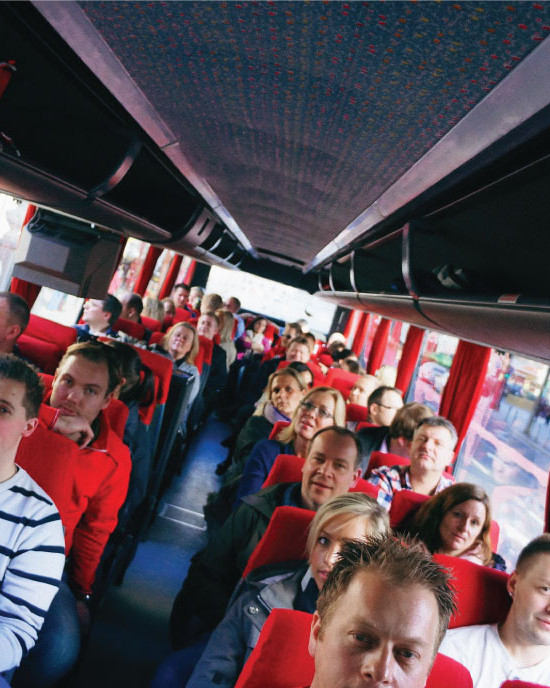 Minibuss guiding fra flyplass i Budapest