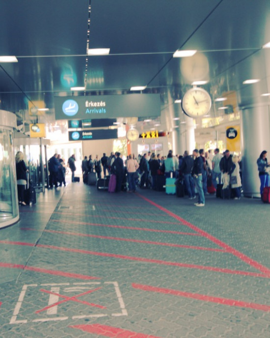 Minibuss guiding fra flyplass i Budapest